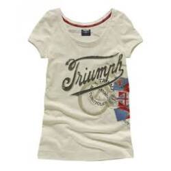 TRIUMPH Lds Denim Bike Tee